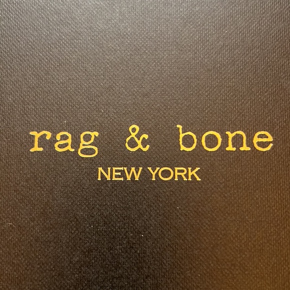 New in box RAG & BONE Walker Hazel Chelsea Boot 35/5 black leather - Picture 13 of 13